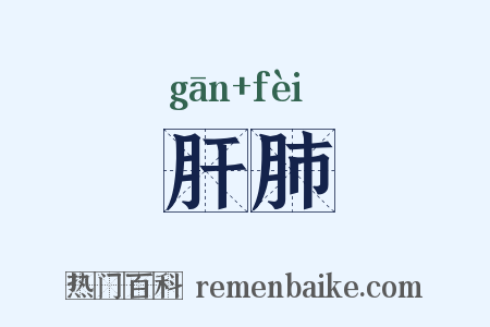 肝肺是什么意思的图片